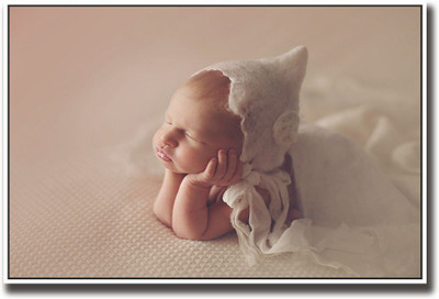 

Very cute baby expression in white cap Fine Art Print(12 inch X 18 inch, Rolled)