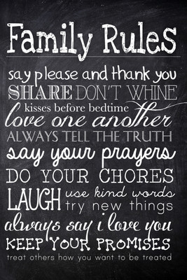 

Oshi - Family Rules Paper Print(12 inch X 18 inch, Rolled)