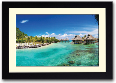 

Beautiful beach Fine Art Print(14 inch X 20 inch, Framed)