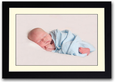 

Wrapped In Blue Cute Baby Fine Art Print(14 inch X 20 inch, Framed)