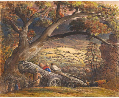 

Tallenge Old Masters Collection - The Timber Wain by Samuel Palmer - A3 Size Premium Quality Rolled Poster Paper Print(16.5 inch X 11.7 inch, Rolled)