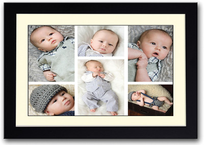 Collage Of Cute Baby Fine Art Print(14 inch X 20 inch, Framed)