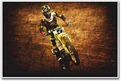 

Vintage Motocross Paper Print(12 inch X 18 inch)