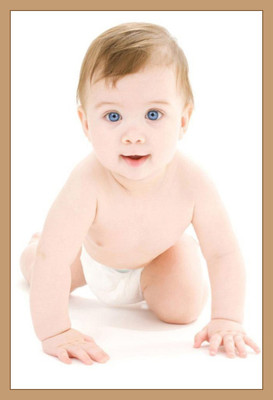 Cute New Born Baby / Non-Tearable Synthetic sheet Poster PB004 Fine Art Print(19 inch X 13 inch, Rolled)