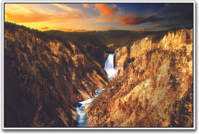 

Beautiful Waterfall Paper Print(12 inch X 18 inch)