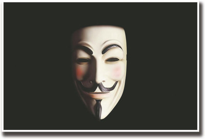 

Amazing Anonymous mask Fine Art Print(12 inch X 18 inch, Rolled)