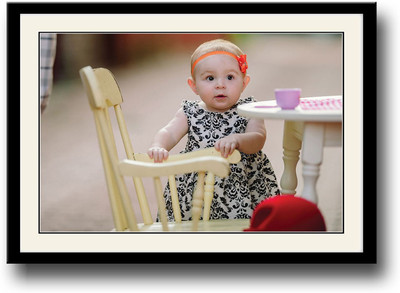 

Baby with chair Fine Art Print(10 inch X 14 inch, Framed)