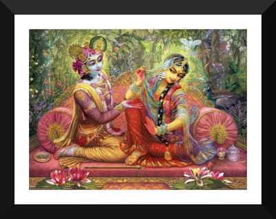 

Tallenge - Lord Radha and Krishna - Premium Quality A3 Size Framed Poster Paper Print(17 inch X 12 inch, Framed)
