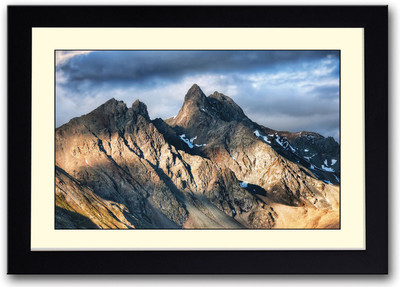 

Alps Mountain Amazing Fine Art Print(14 inch X 20 inch, Framed)