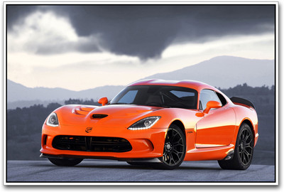 

Orange Viper Supercar Paper Print(12 inch X 18 inch)