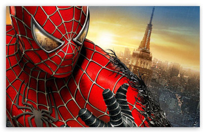 

SPIDERMAN WALLPAPER ON HD WALL FINE ART HD PICTURE Fine Art Print(19 inch X 13 inch, Rolled)