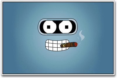 

Futurama Bender Paper Print(12 inch X 18 inch)