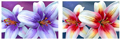 

Art Factory Floral Painting Canvas Art(16 inch X 24 inch, Rolled)