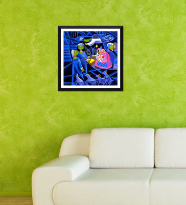 

Tallenge - Christmas Art - Nativity Painting - Ready To Hang Framed A3 Size Poster Paper Print(17 inch X 12 inch, Framed)
