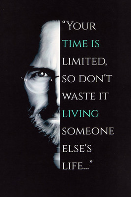 

Oshi - Steve Jobs Motivational Quote (3) Paper Print(12 inch X 18 inch, Stretched)