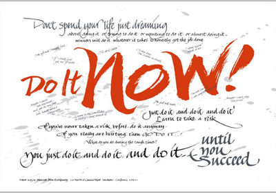 

Posterhouzz Do It Now Paper Print(12 inch X 18 inch, Rolled)