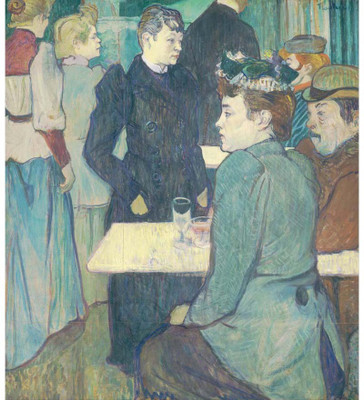 

Modern Masters Collection - A Corner of the Moulin de la Galette by Henri de Toulouse-Lautrec - Medium Size Ready To Frame Rolled Digital Art Print On Photographic Paper(18 inch X 18 inch, Rolled)