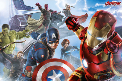 

Age Of Ultron - Movie Poster (Officially Licensed) Paper Print(18 inch X 12 inch, Rolled)