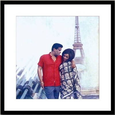 Shammi Kapoor and Sharmila Tagore in Evening in Paris Photographic Paper(10 inch X 10 inch)