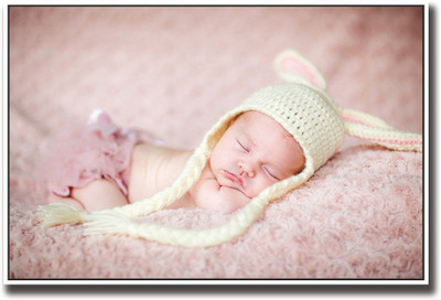 

Cute Baby Sleeping with hat Fine Art Print(12 inch X 18 inch, Rolled)