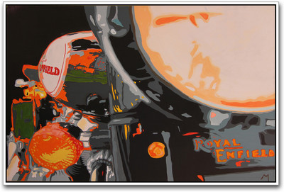 

Artistic Royal Enfield Photographic Paper(12 inch X 18 inch)