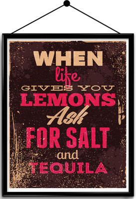 

Motivational quote framed posters Paper Print(16.5 inch X 13.7 inch, Framed)