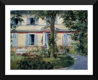 

Tallenge Old Masters Collection - The House at Rueil by Édouard Manet - Premium Quality A3 Size Framed Poster Paper Print(17 inch X 12 inch, Framed)