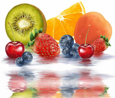 

Art For Kitchen - Juicy And Tangy Fruits - Medium Size Rolled Digital Art Print On Photographic Paper(18 inch X 18 inch, Rolled)
