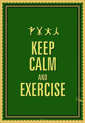 

Posterhouzz Keep Calm and Exercise Poster Fine Art Print(18 inch X 12 inch, Rolled)