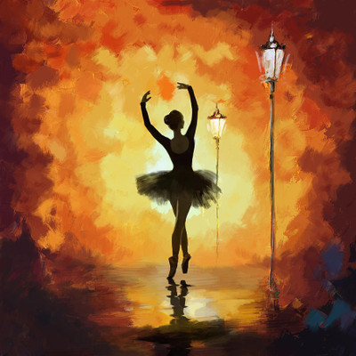 

Posterhouzz Ballet Dancer Fine Art Print Poster Fine Art Print(12 inch X 12 inch, Rolled)