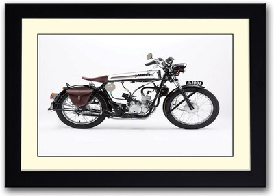 

Vintage Bike Fine Art Print(14 inch X 20 inch, Framed)
