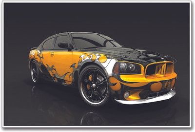 

Yellow Modified Super Car Paper Print(12 inch X 18 inch)