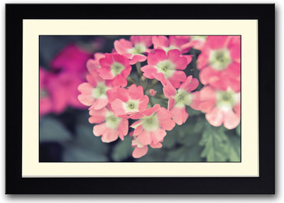 

Pink Flowers Fine Art Print(14 inch X 20 inch, Framed)