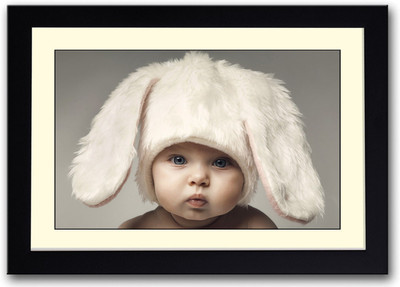 

Cute Bunny baby Fine Art Print(14 inch X 20 inch, Framed)