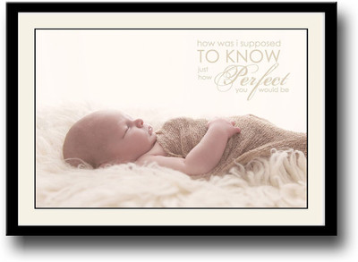 

Perfect cute baby Fine Art Print(10 inch X 14 inch, Framed)