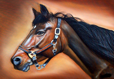 

Horse Painting Canvas Art(32 inch X 48 inch)
