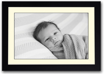 

Baby Wrapped Looking Fine Art Print(14 inch X 20 inch, Framed)