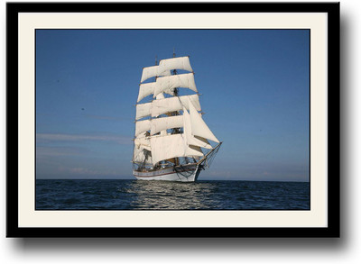 

Ship Sailing Fine Art Print(10 inch X 14 inch, Framed)