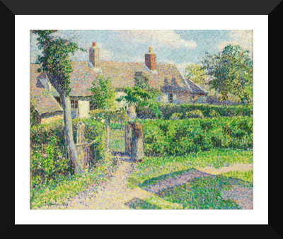 

Tallenge Modern Masters Collection - Peasants' houses, Eragny by Camille Pissarro - Premium Quality A3 Size Framed Poster Paper Print(17 inch X 12 inch, Framed)