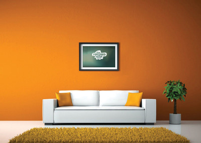 

Stay Focussed and Never Give Up Fine Art Print(14 inch X 20 inch, Framed)