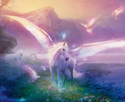 77% OFF on Painting Without Frame - Nature Horse Art Canvas Art(22 inch X 18 inch)