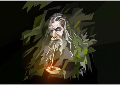 

Posterhouzz Gandalf Creative Paper Print(12 inch X 18 inch, Rolled)