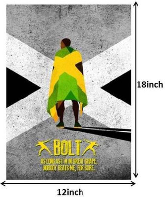 23% OFF on Seven Rays Bolt - As long as I'm in great shape Paper Print (Small) Paper Print(18 inch X 12 inch)