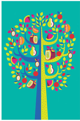 

Pastel Tree Teal Fine Art Print(24 inch X 16 inch, Rolled)