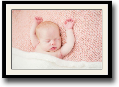 

Cute Baby with tongue out Fine Art Print(10 inch X 14 inch, Framed)