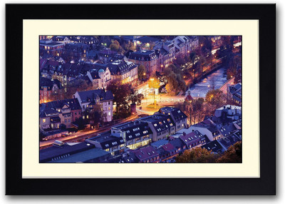

City Aerial View Afp1027 Fine Art Print(14 inch X 20 inch, Framed)