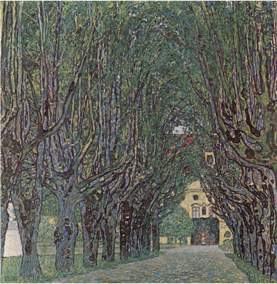 

Old Masters Collection - Avenue of Schloss Kammer Park By Gustav Klimt - Ready To Frame Rolled Digital Art Print On Photographic Paper(18 inch X 18 inch, Rolled)