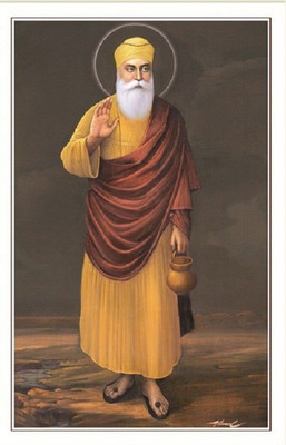 

Bm Traders Guru Nanak Devji Big Rolled Canvas Art(60 inch X 30 inch)