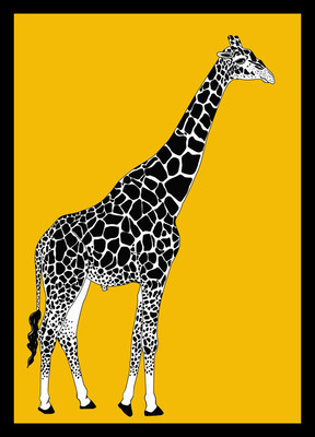 50% OFF on Giraffe 01 Canvas Art(33 inch X 24 inch)