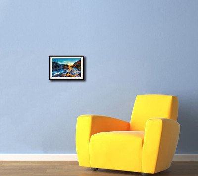 

Mountain Sunrise Fine Art Print(10 inch X 14 inch, Framed)